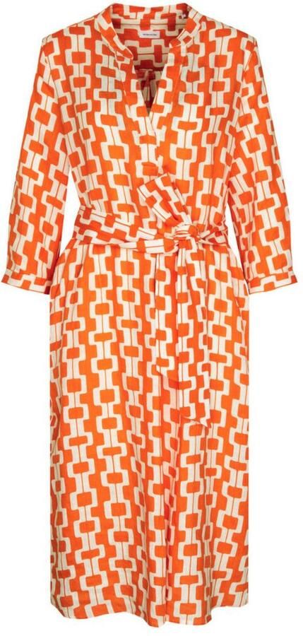 Seidensticker Zomerjurk Zwarte roos 3 4-mouwen kraag print - Foto 6