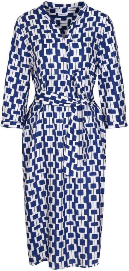 Seidensticker Linnen jurk met strikceintuur model 'Washer!' - Foto 7