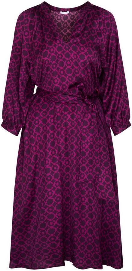 Seidensticker Zomerjurk Zwarte roos 3 4-mouwen ronde hals print - Foto 7