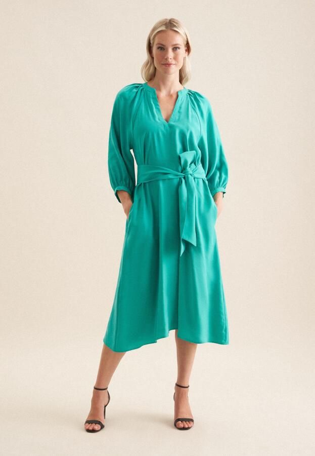 Seidensticker Zomerjurk Zwarte roos 3 4-mouwen ronde hals uni - Foto 8