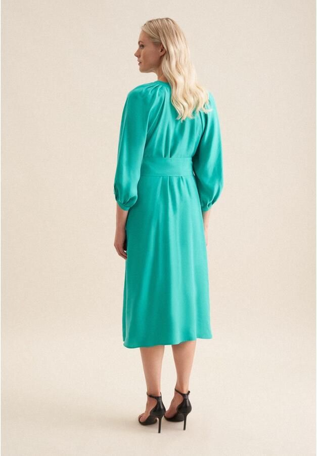 Seidensticker Zomerjurk Zwarte roos 3 4-mouwen ronde hals uni - Foto 2