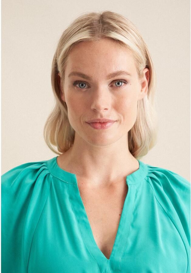 Seidensticker Zomerjurk Zwarte roos 3 4-mouwen ronde hals uni