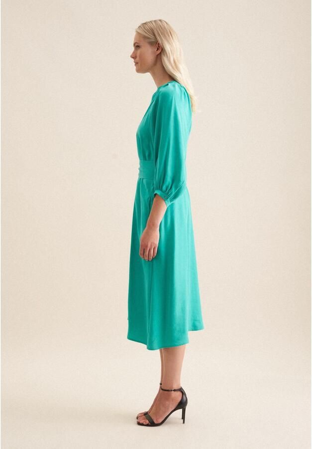 Seidensticker Zomerjurk Zwarte roos 3 4-mouwen ronde hals uni - Foto 6