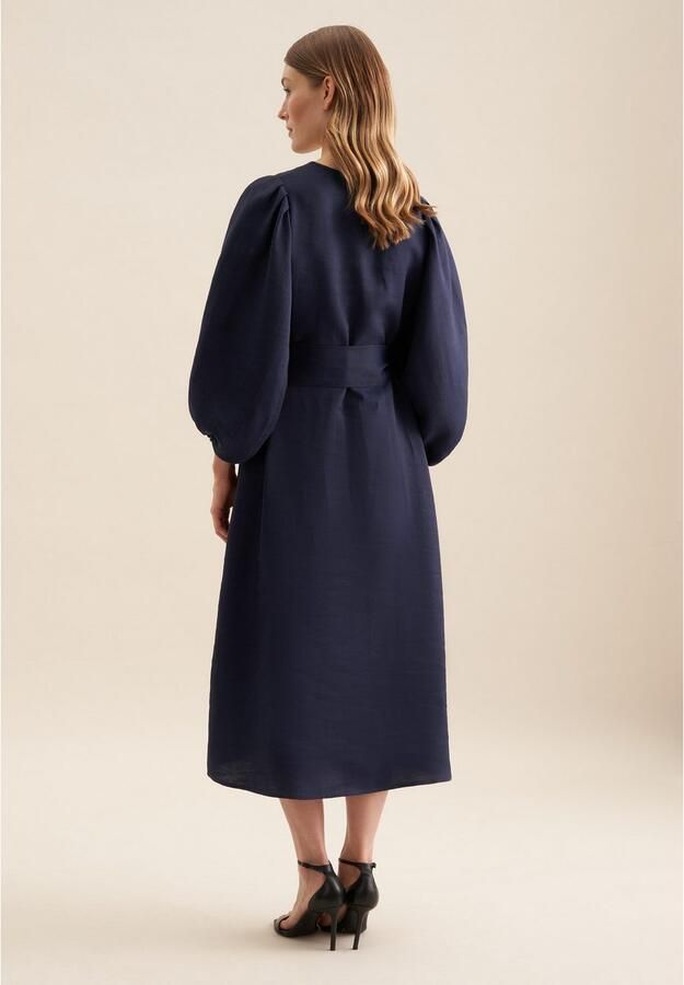 Seidensticker Zomerjurk Zwarte roos 3 4-mouwen v-hals uni - Foto 3