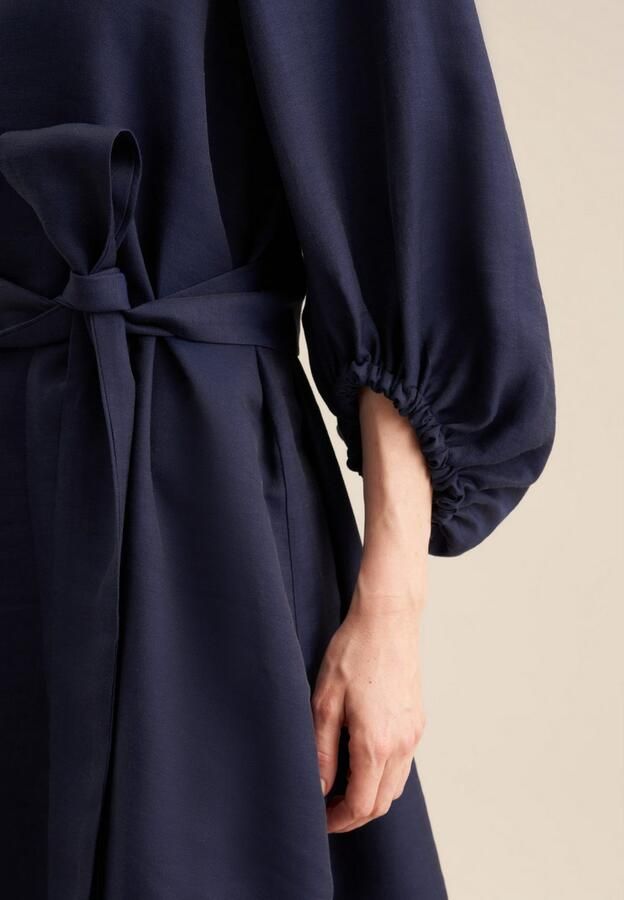 Seidensticker Zomerjurk Zwarte roos 3 4-mouwen v-hals uni - Foto 6