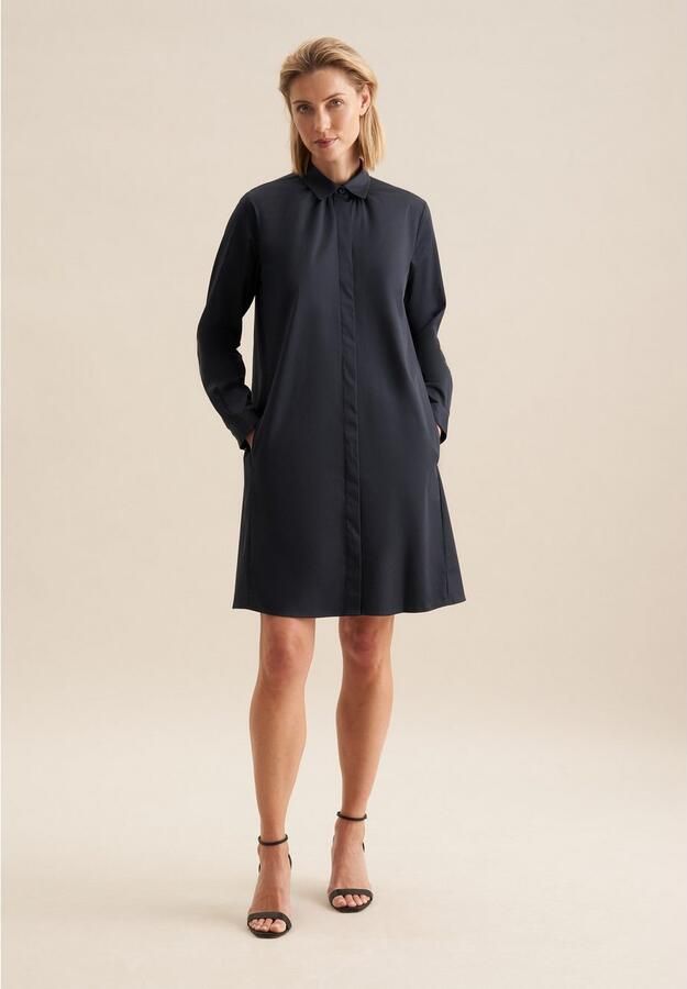 Seidensticker Knielange overhemdjurk met steekzakken - Foto 2