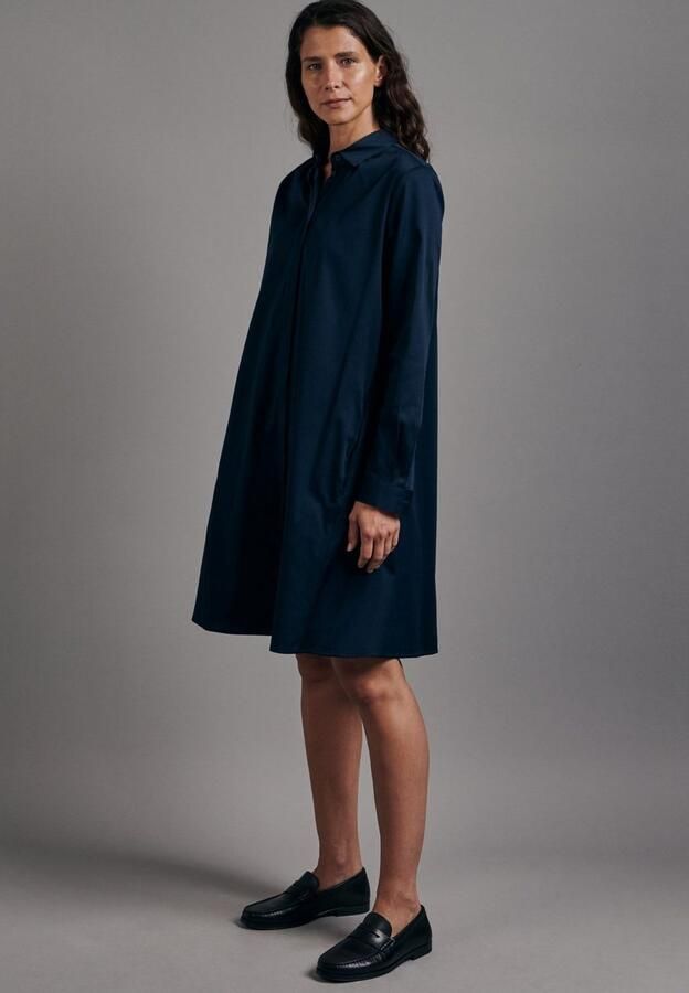 Seidensticker Knielange overhemdjurk met steekzakken - Foto 6