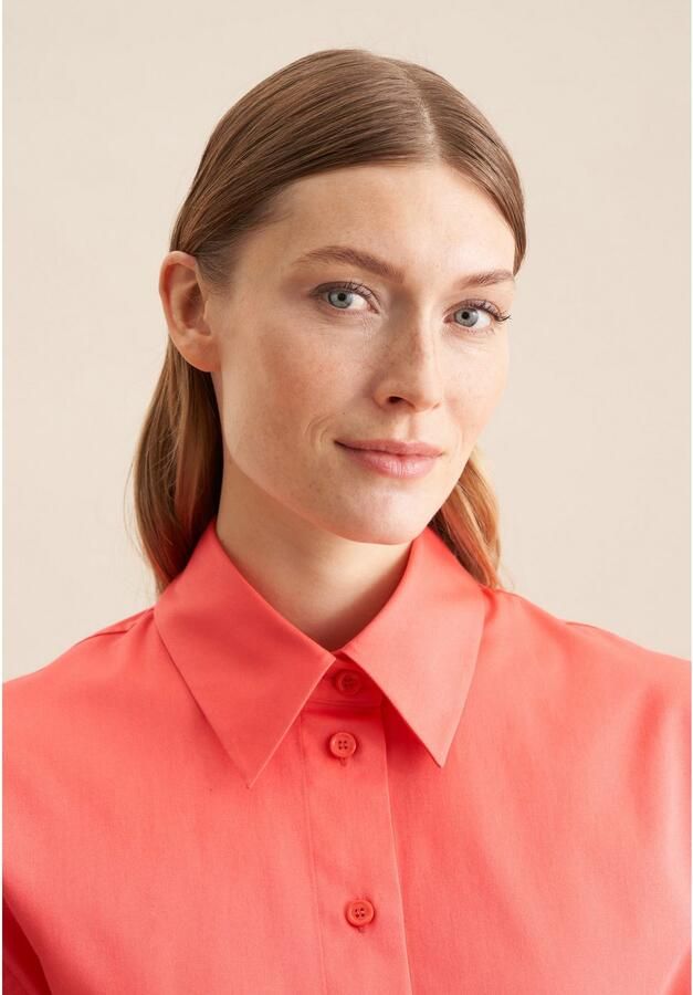 Seidensticker Zomerjurk Zwarte roos Korte mouwen kraag uni - Foto 8