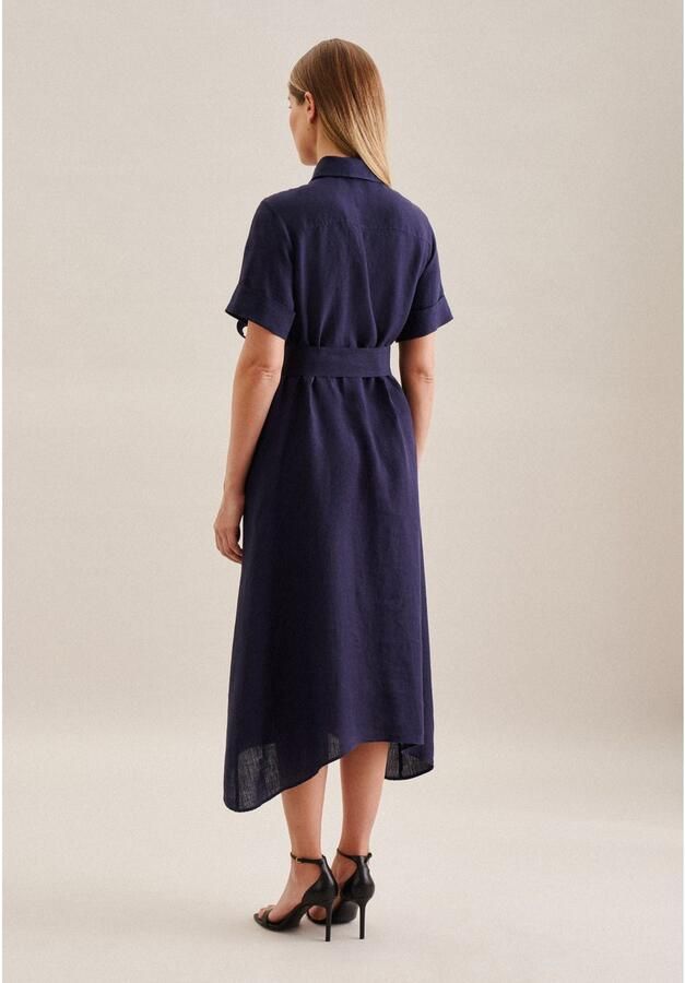 Seidensticker Zomerjurk Zwarte roos Korte mouwen kraag uni - Foto 7