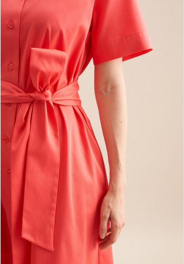 Seidensticker Zomerjurk Zwarte roos Korte mouwen kraag uni - Foto 2