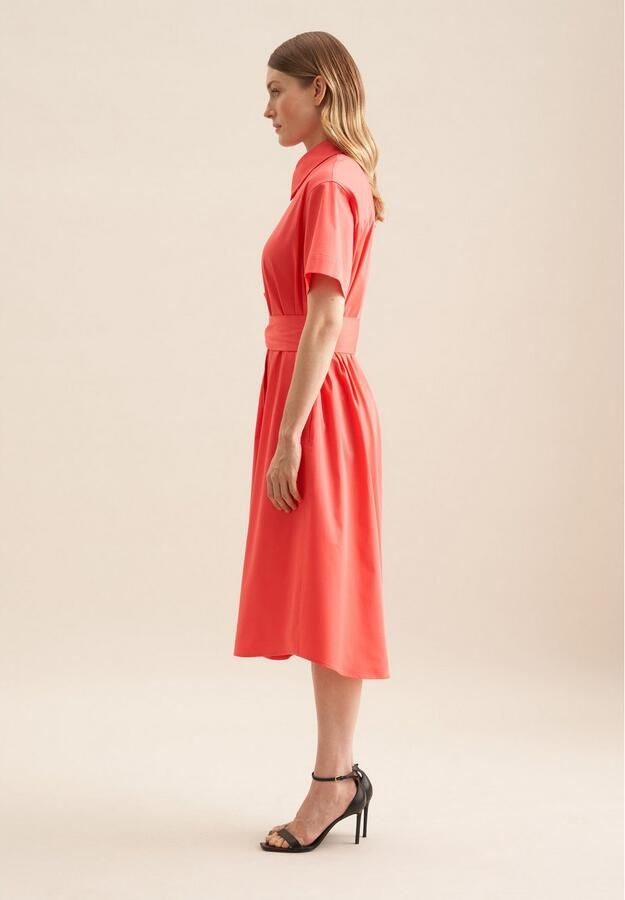 Seidensticker Zomerjurk Zwarte roos Korte mouwen kraag uni - Foto 5