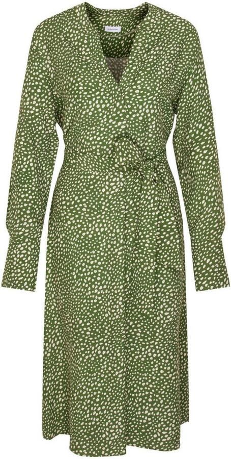 Seidensticker Zomerjurk Zwarte roos Lange mouwen kraag print - Foto 6