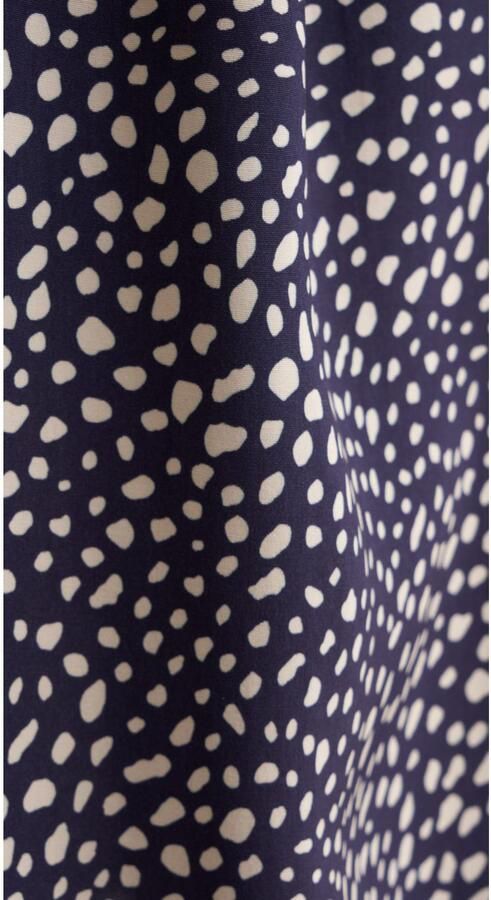 Seidensticker Zomerjurk Zwarte roos Lange mouwen kraag print - Foto 5