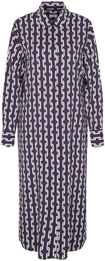 Seidensticker Zomerjurk Zwarte roos Lange mouwen kraag print - Foto 7