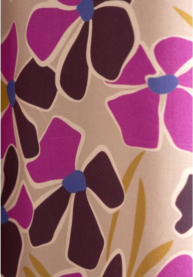 Seidensticker Zomerjurk Zwarte roos Lange mouwen kraag print - Foto 4