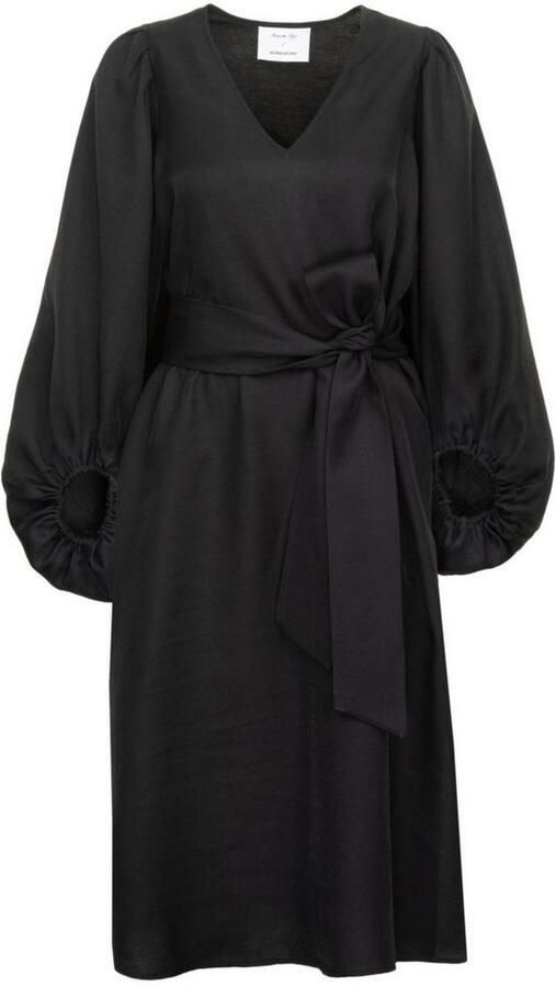 Seidensticker Zomerjurk Zwarte roos Lange mouwen V-hals uni - Foto 7