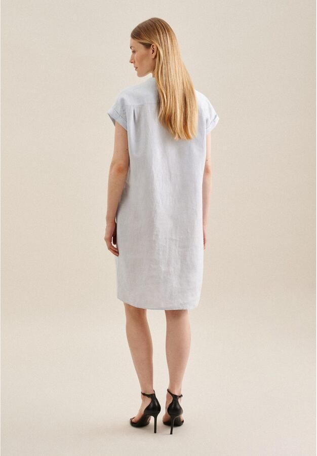 Seidensticker Zomerjurk Zwarte roos Mouwloos Kraag Geverfde garen - Foto 4