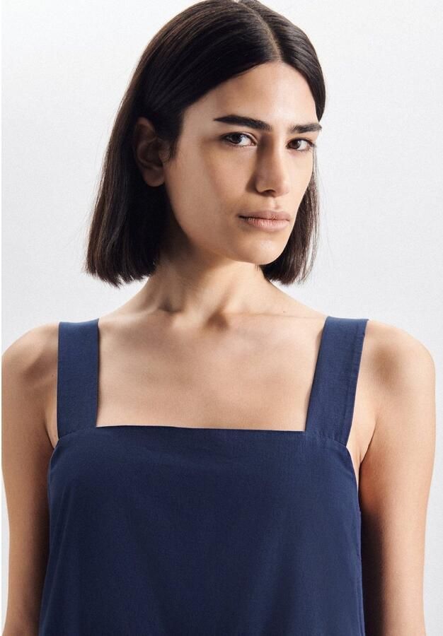 Seidensticker Zomerjurk Zwarte roos Zonder mouwen carré-borduursel - Foto 2