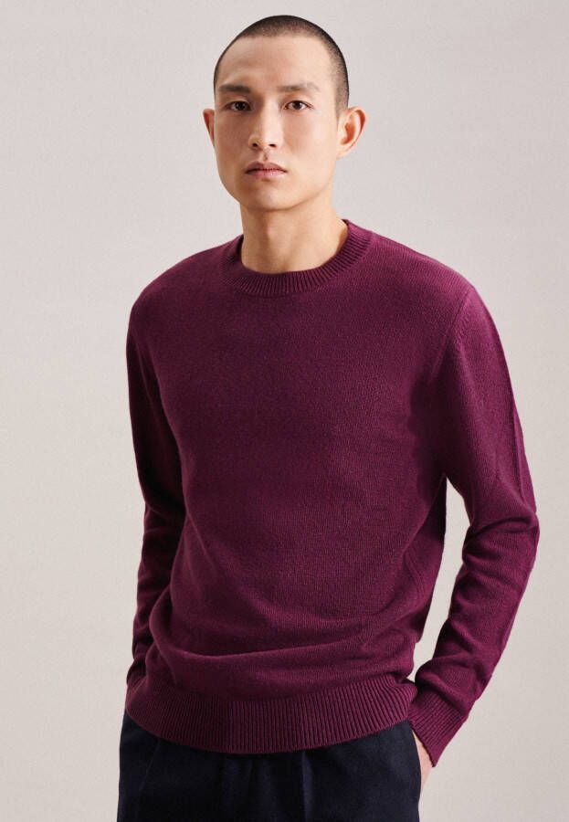 Seidensticker Trui met ronde hals Regular Lange mouwen ronde hals uni