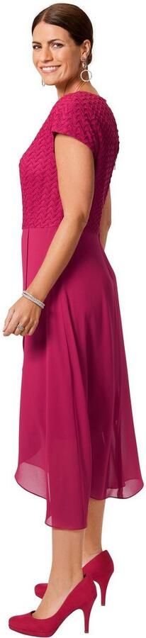 Select! By Hermann Lange Jerseyjurk Zomerjurk dubbellaagse rok met asymetrische zoomvoering - Foto 3