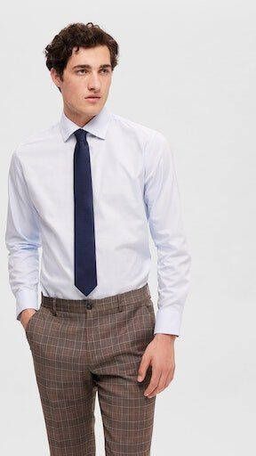 SELECTED HOMME Overhemd met lange mouwen SLHREGDUKE-NON IRON SHIRT LS NOOS
