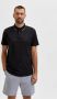 SELECTED HOMME Heren Polo's & T-shirts Slhleroy Coolmax Ss Polo B Zwart - Thumbnail 2