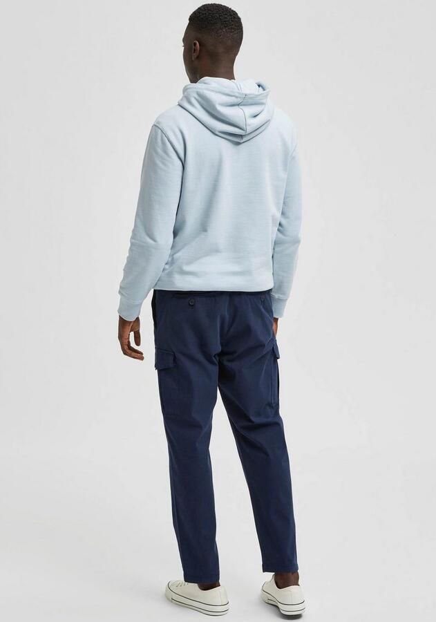 Selected Homme Slim tapered fit cargobroek met stretch model 'Wick' - Foto 2