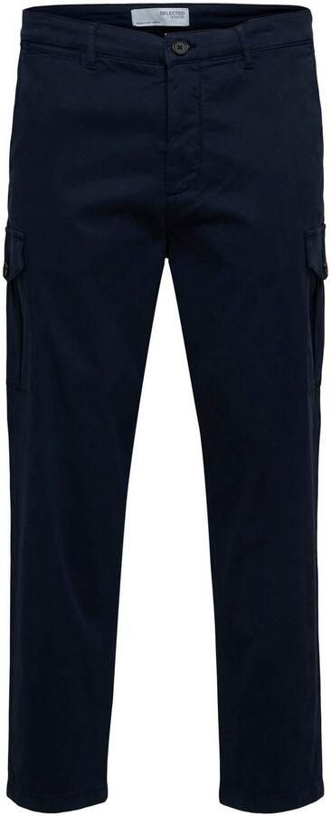 Selected Homme Slim tapered fit cargobroek met stretch model 'Wick' - Foto 5