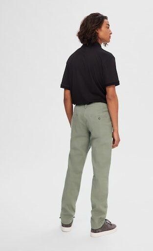 Selected Homme Slim fit broek met paspelzakken aan de achterkant model 'Miles' - Foto 6