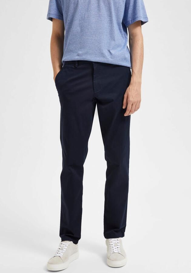 SELECTED HOMME Heren Broeken Slh175-slim New Miles Flex Pant Noos Donkerblauw - Foto 8
