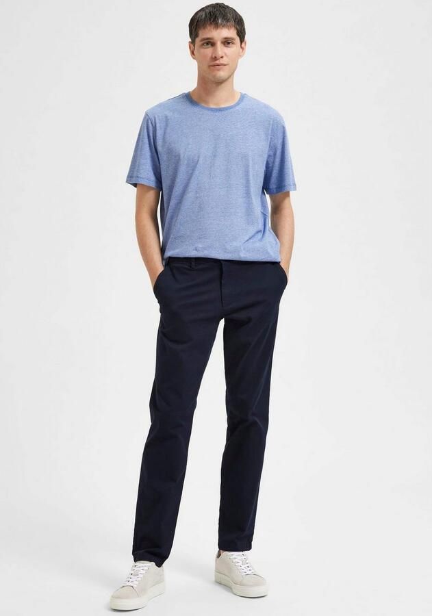 SELECTED HOMME Heren Broeken Slh175-slim New Miles Flex Pant Noos Donkerblauw - Foto 7