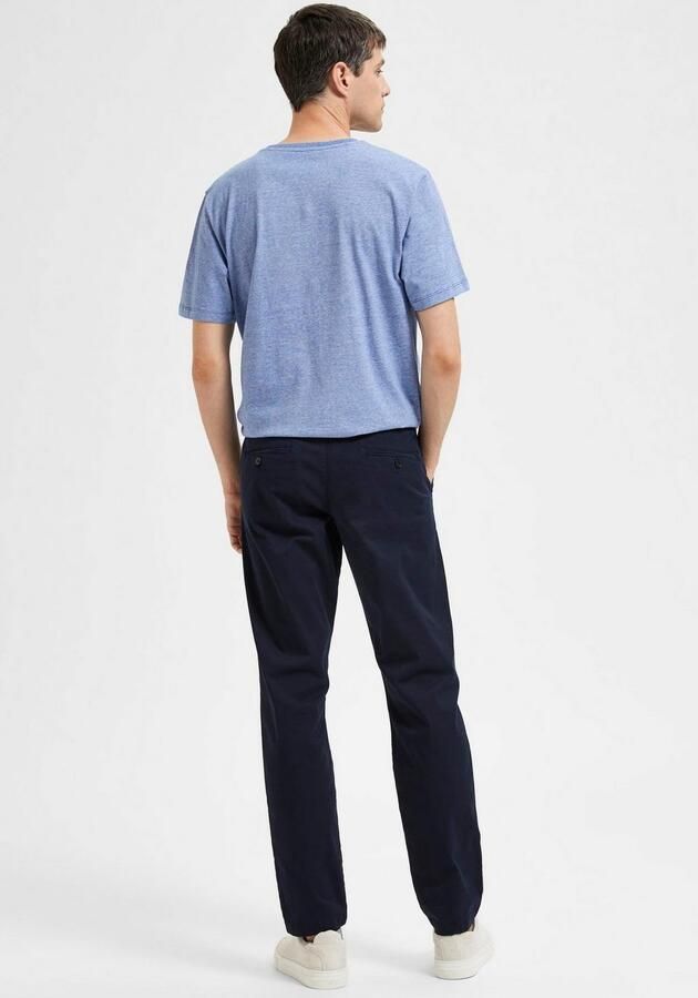SELECTED HOMME Heren Broeken Slh175-slim New Miles Flex Pant Noos Donkerblauw - Foto 8