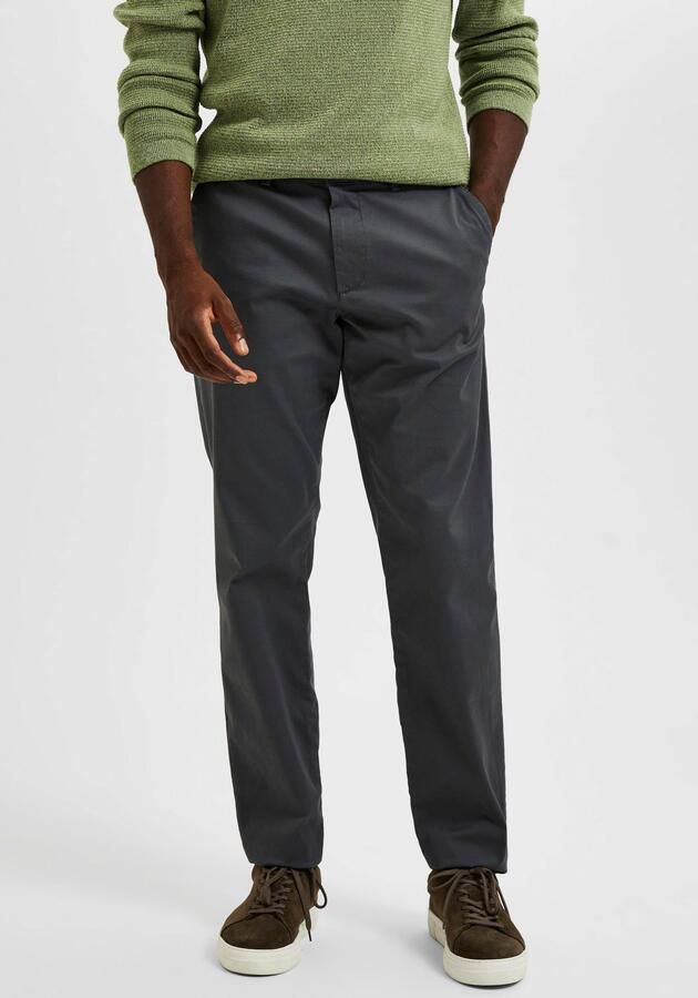 SELECTED HOMME Heren Broeken Slh175-slim New Miles Flex Pant Noos Grijs - Foto 8