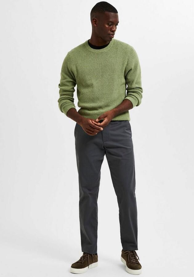 SELECTED HOMME Heren Broeken Slh175-slim New Miles Flex Pant Noos Grijs - Foto 8