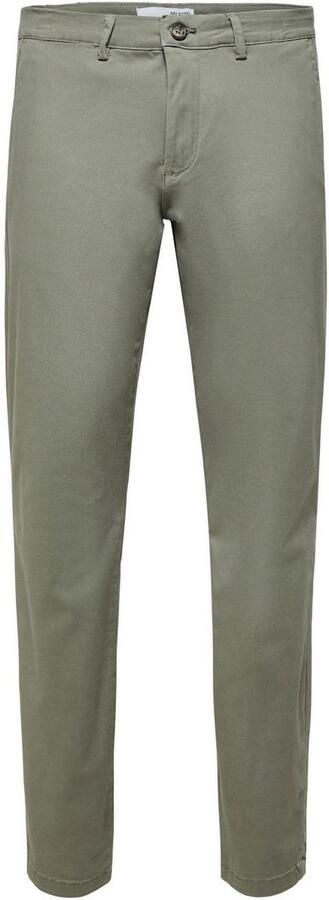 Selected Homme Slim fit broek met paspelzakken aan de achterkant model 'Miles' - Foto 5