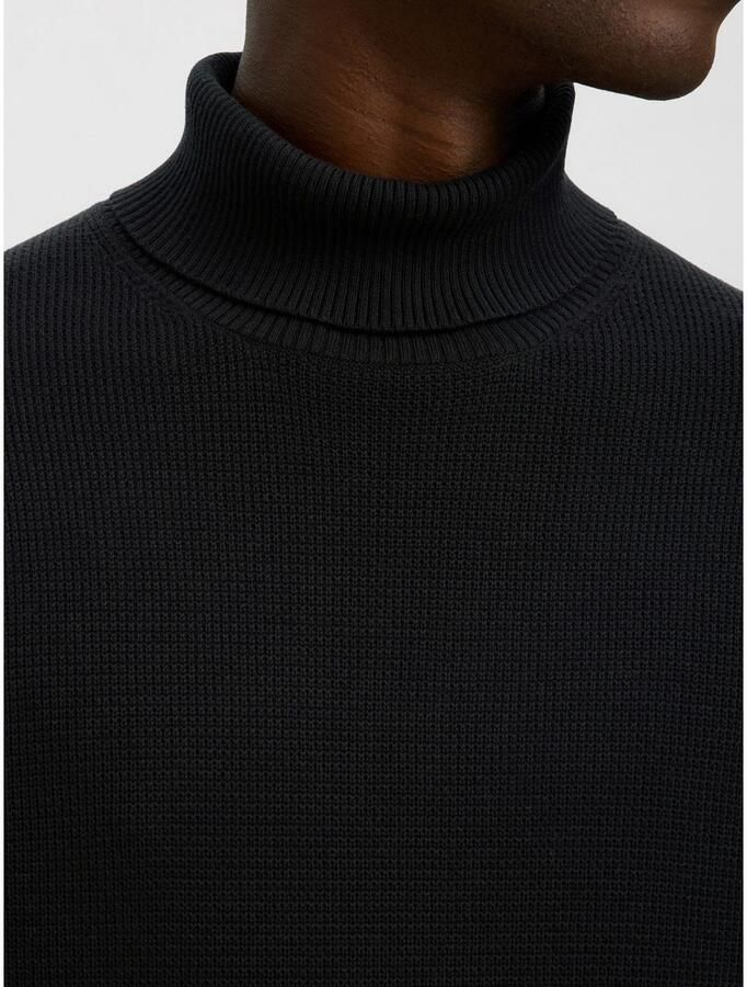 SELECTED HOMME Coltrui SLHDANE LS KNIT STRUCTURE ROLL NECK NOOS