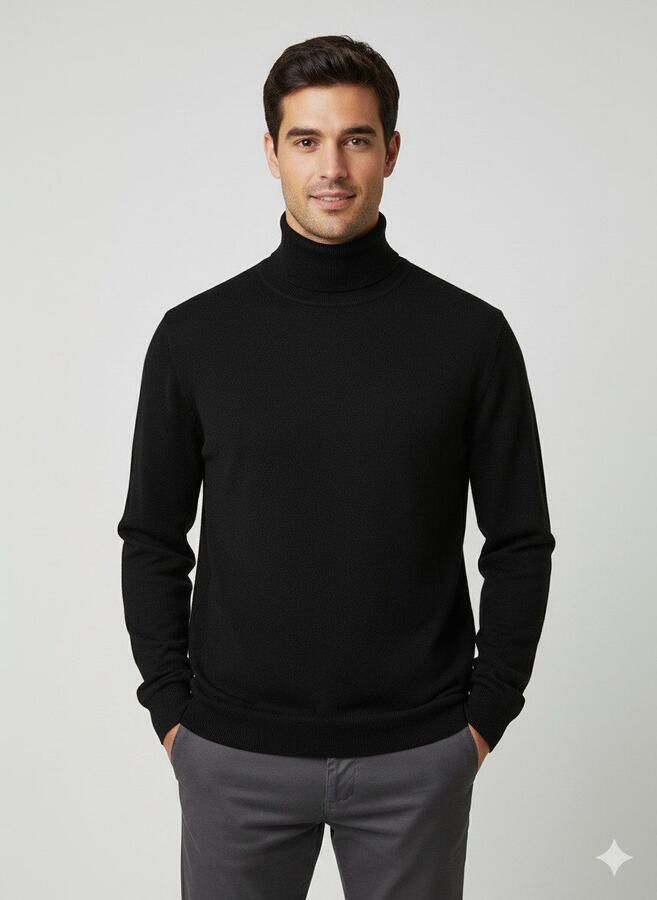 SELECTED HOMME Coltrui SLHZREG-KRIS KNIT ROLL NECK - Foto 2