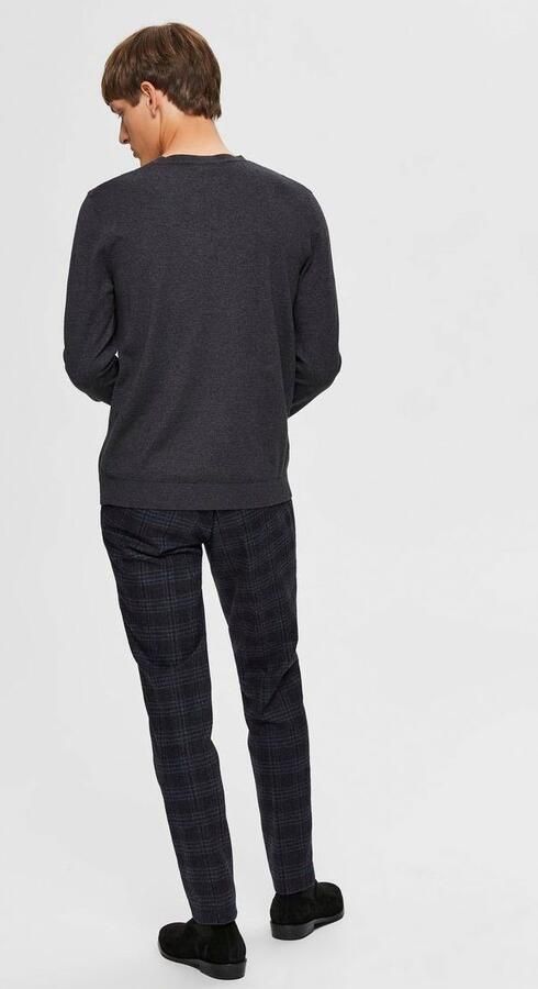 Selected Homme Regular fit gebreide pullover van puur katoen model 'BERG' - Foto 9