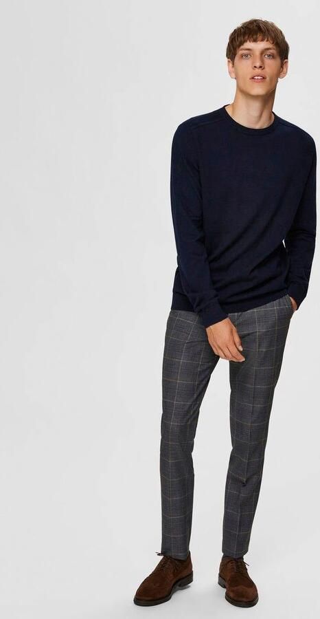 Selected Homme Regular fit gebreide pullover van puur katoen model 'BERG' - Foto 10