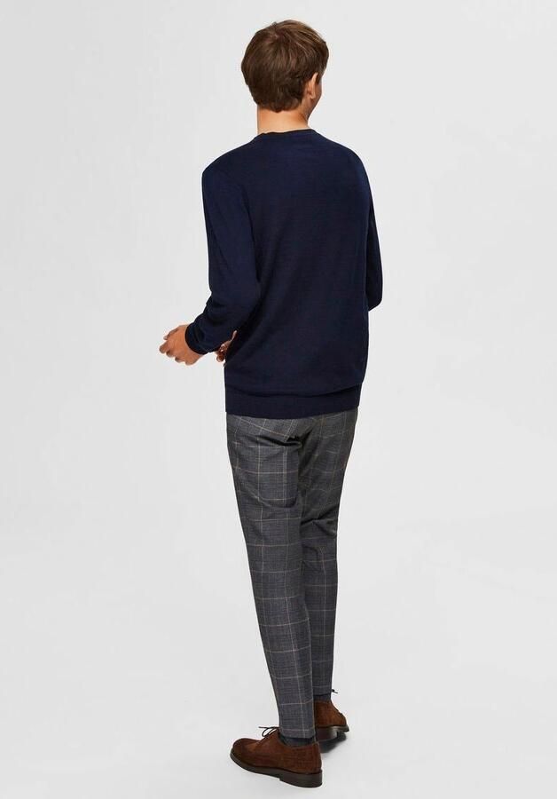 Selected Homme Regular fit gebreide pullover van puur katoen model 'BERG' - Foto 8