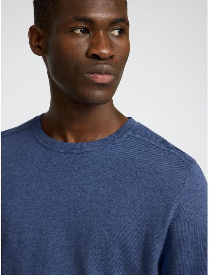 SELECTED HOMME Gebreide trui SLHBERG CREW NECK NOOS - Foto 2