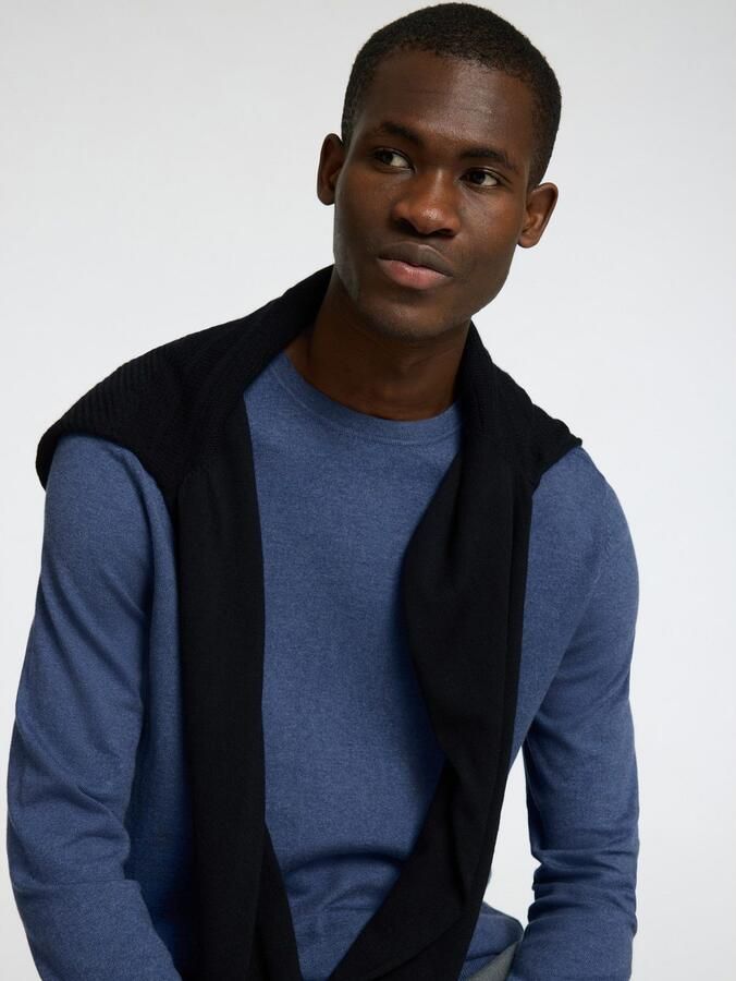 SELECTED HOMME Gebreide trui SLHBERG CREW NECK NOOS - Foto 3