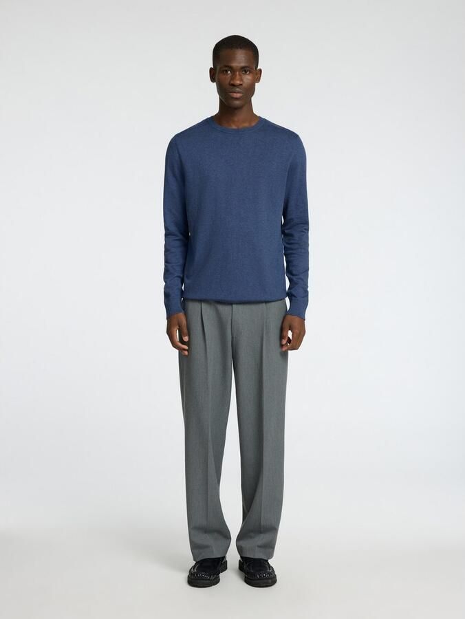 SELECTED HOMME Gebreide trui SLHBERG CREW NECK NOOS - Foto 4