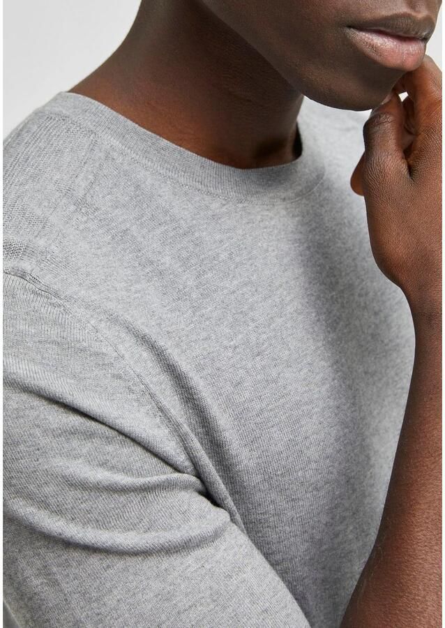 Selected Homme Regular fit gebreide pullover van puur katoen model 'BERG' - Foto 2