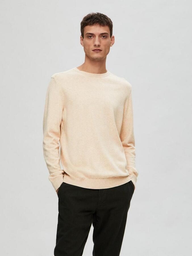 Selected Homme Regular fit gebreide pullover van puur katoen model 'BERG' - Foto 8