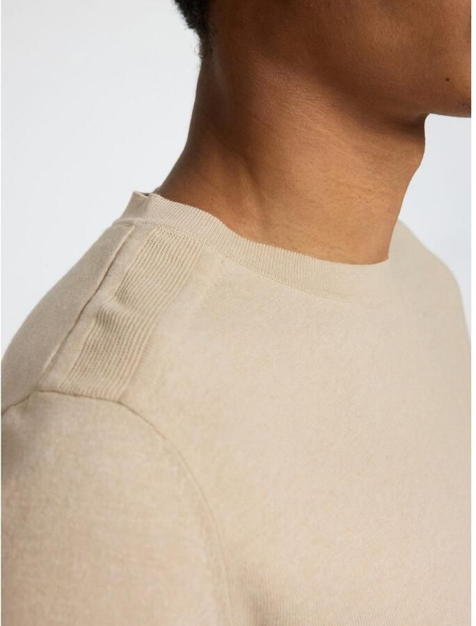 Selected Homme Regular fit gebreide pullover van puur katoen model 'BERG' - Foto 5