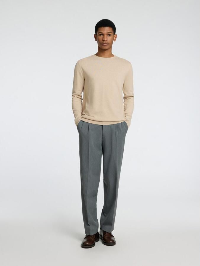 Selected Homme Regular fit gebreide pullover van puur katoen model 'BERG' - Foto 11