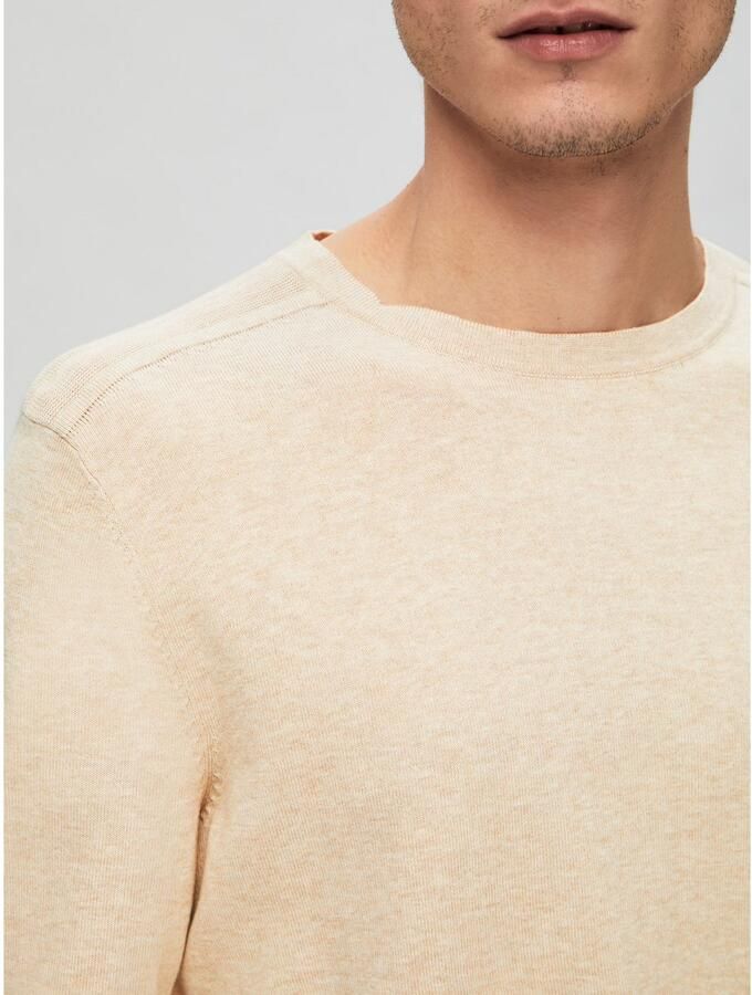 Selected Homme Regular fit gebreide pullover van puur katoen model 'BERG' - Foto 6