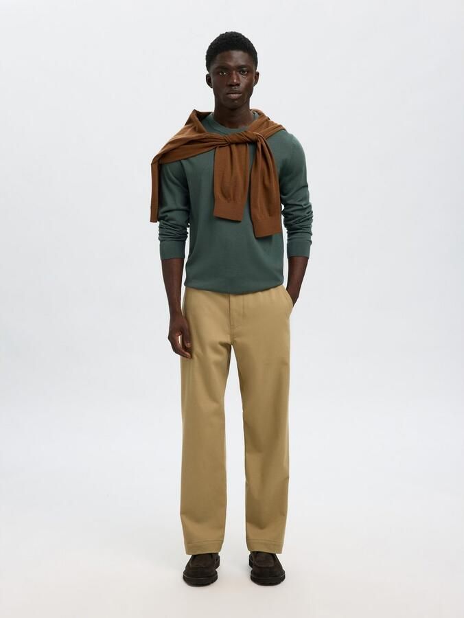 Selected Homme Regular fit pullover van zuivere merinowol model 'TRAY' - Foto 3