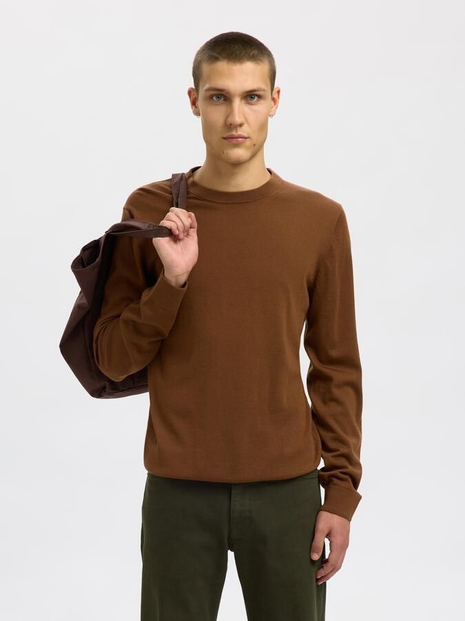 Selected Homme Regular fit pullover van zuivere merinowol model 'TRAY' - Foto 6